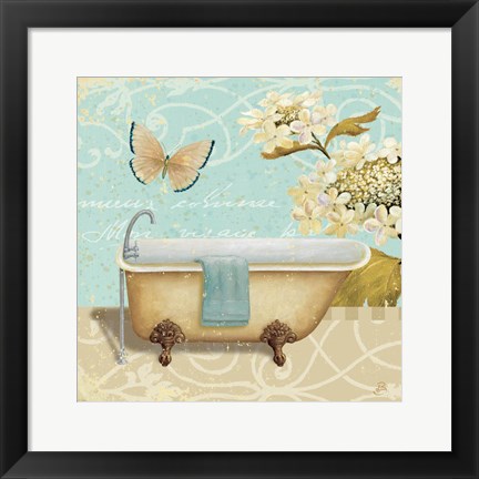 Framed Light Breeze Bath II Print