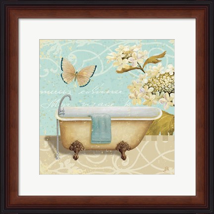 Framed Light Breeze Bath II Print