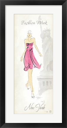 Framed Fashion Lady II Print