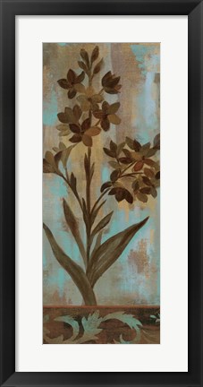 Framed Monsoon Florals II Print