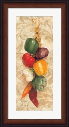 Framed Mixed Vegetables I Print