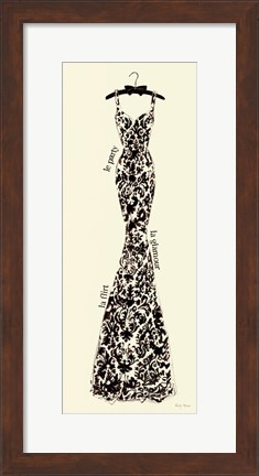 Framed Couture Noir Original II Print