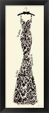 Framed Couture Noir Original II Print