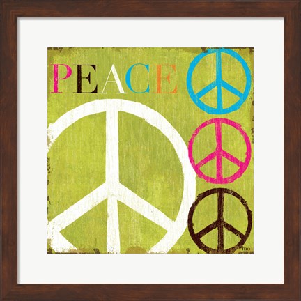 Framed Peace Print