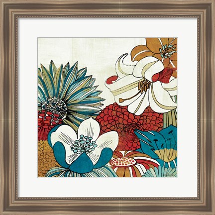 Framed Contemporary Garden II Print