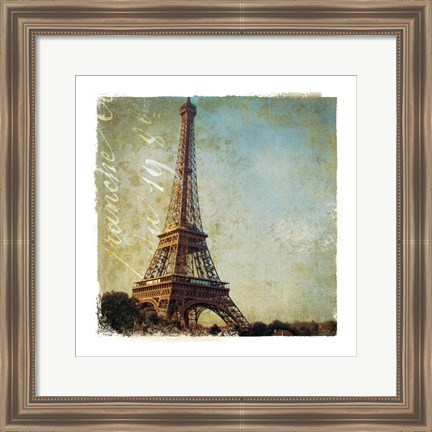 Framed Golden Age of Paris I Print