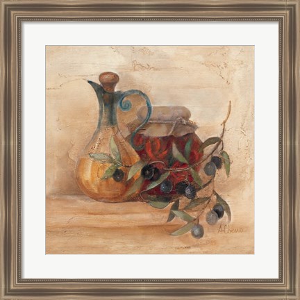 Framed Tuscan Table IV Print