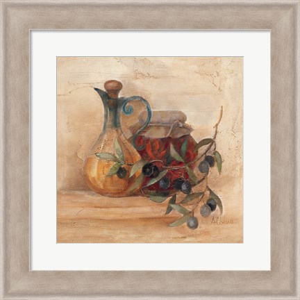 Framed Tuscan Table IV Print