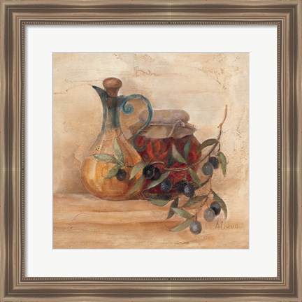 Framed Tuscan Table IV Print