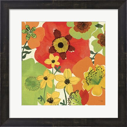 Framed Garden Brights II Print