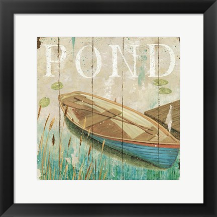 Framed Waterside II Print