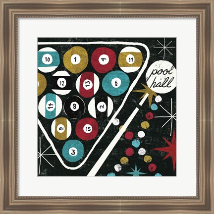 Framed Vegas - Pool Hall Print