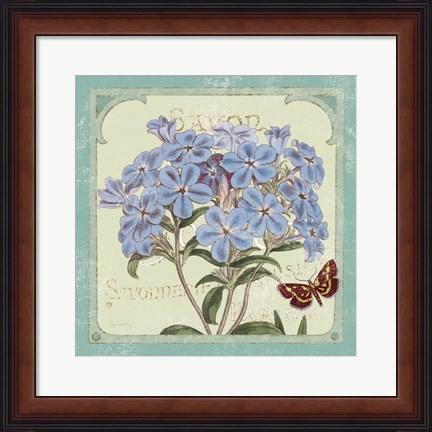 Framed Parisian Flower  II Print