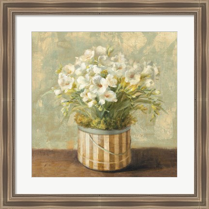 Framed Hatbox Freesia Print