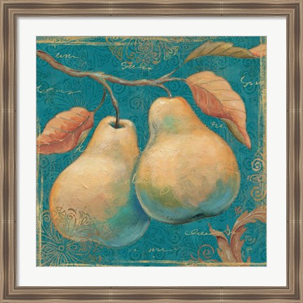 Framed Lovely Fruits I Print