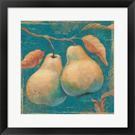 Framed Lovely Fruits I Print