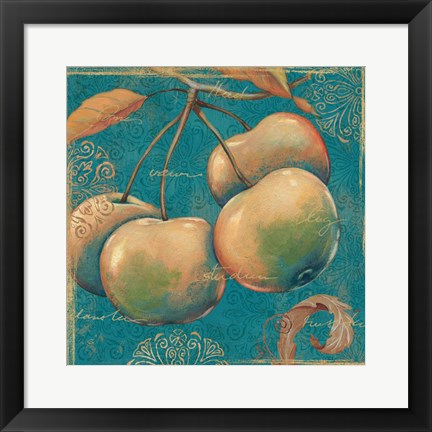 Framed Lovely Fruits III Print