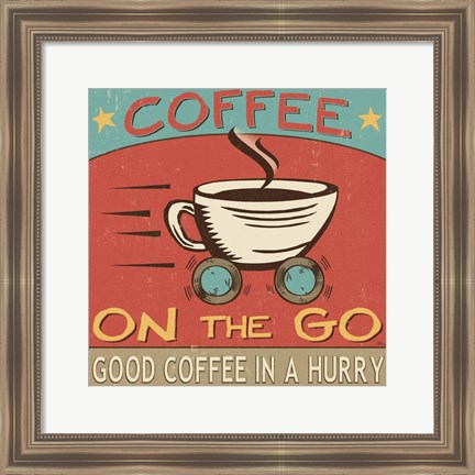 Framed Coffeehouse III Print