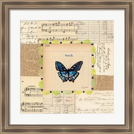 Framed Truth Butterfly Print