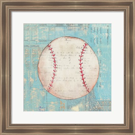 Framed Play Ball I Print