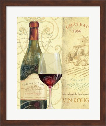 Framed Wine Passion II Print