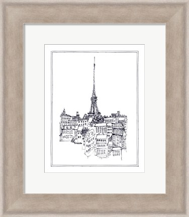 Framed Eiffel Tower Print