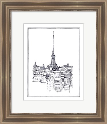 Framed Eiffel Tower Print