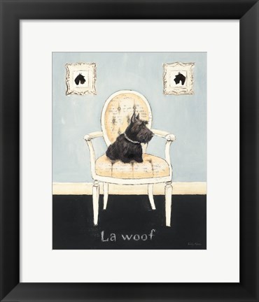 Framed La Woof Print