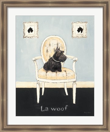 Framed La Woof Print