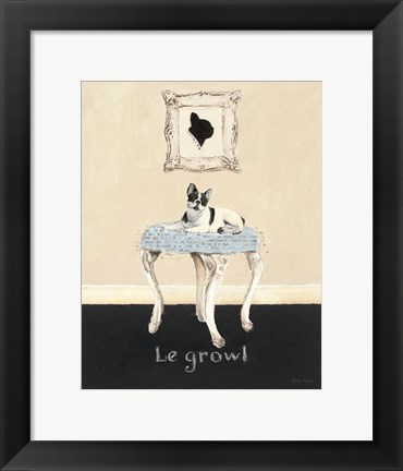 Framed Le Growl Print