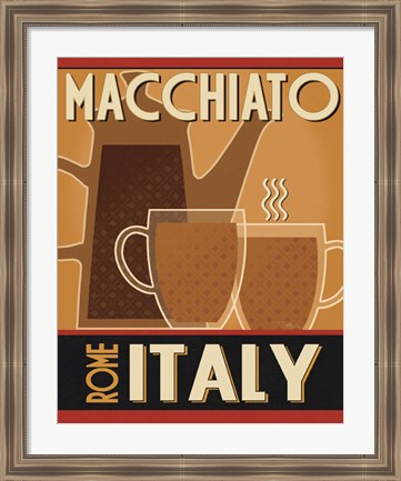 Framed Deco Coffee II Print