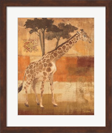 Framed Animals on Safari I Print