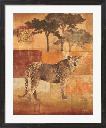 Framed Animals on Safari III Print