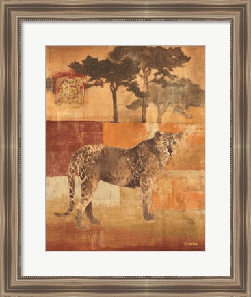 Framed Animals on Safari III Print