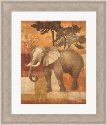 Framed Animals on Safari IV Print