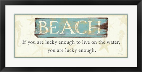 Framed Beach Print