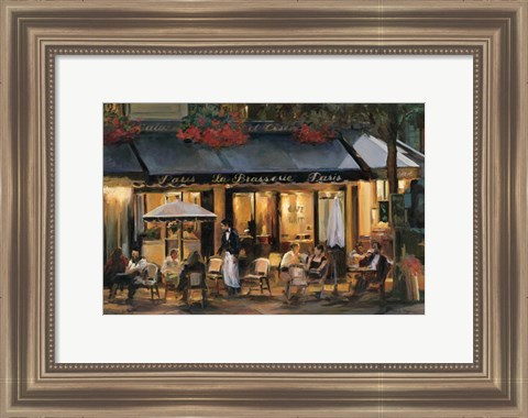 Framed La Brasserie Print