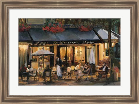 Framed La Brasserie Print