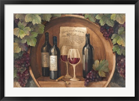 Framed At the Winery Print