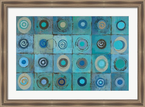 Framed Underwater Mosaic Print