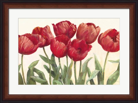 Framed Ruby Tulips Print