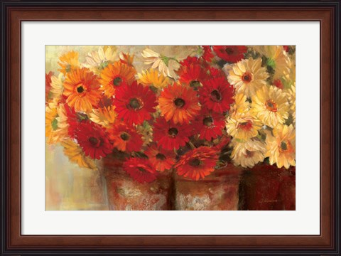 Framed Chelsea Gerberas Print