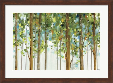 Framed Forest Study I Crop Print