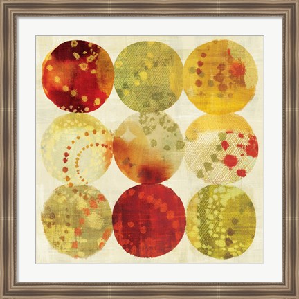 Framed Raindots Print