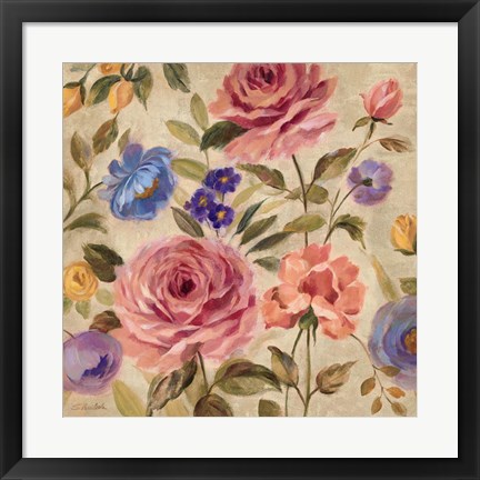 Framed Pose Garden Print