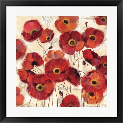 Framed Bold Poppies Print