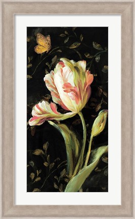 Framed Jardin Paris Florals II Print