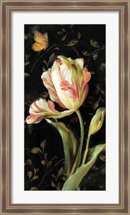 Framed Jardin Paris Florals II Print