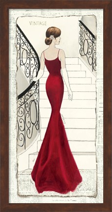 Framed La Belle Rouge Print