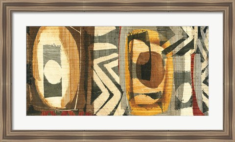 Framed Graphic Abstract II Print